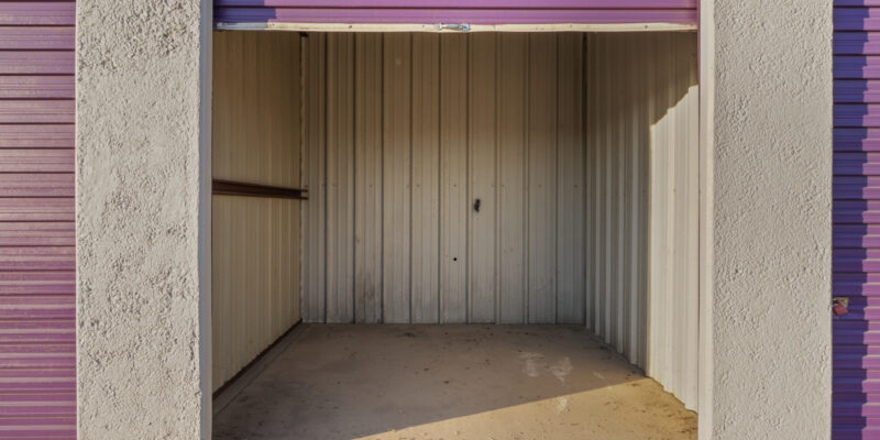 Curio Storage Ft worth Texas Oak Grove Interior of Storage Unit