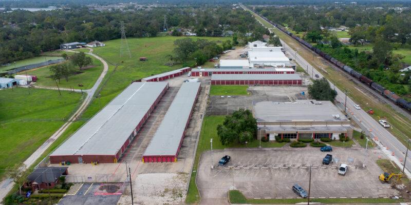 Curio Storage Self Storage Facility in Clute Texas Aerial View